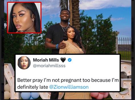 moriah mills zion williams twitter|Moriah Mills rips Zion Williamson again with Twitter rant